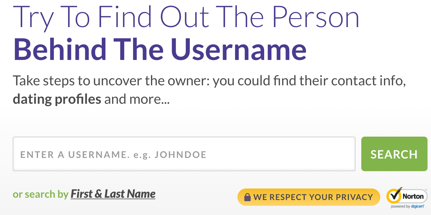 Search by username